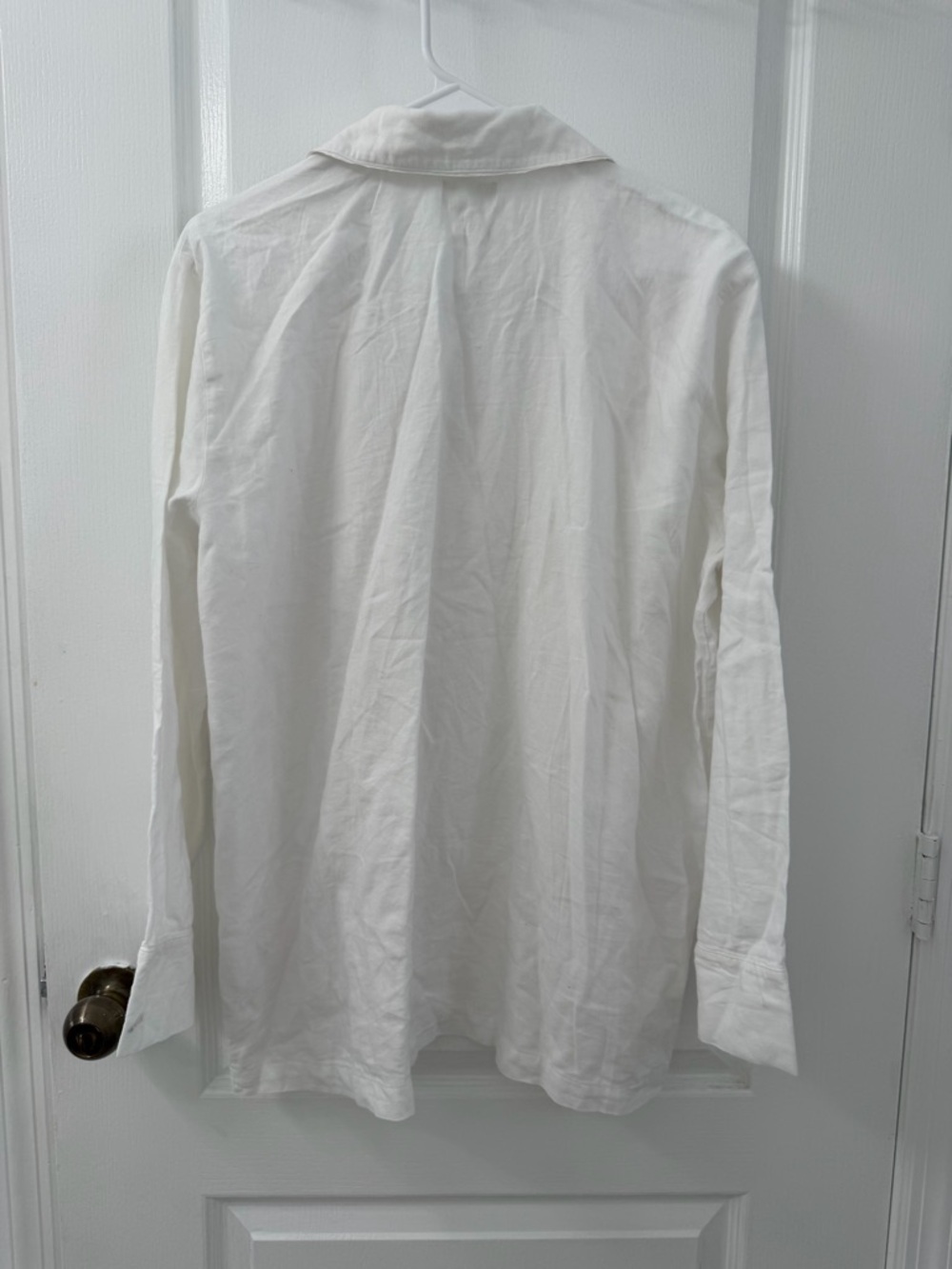 Skims Sleep Long Sleeve Button Up Marble Pajama Shirt (Size L) - Picture 4 of 9